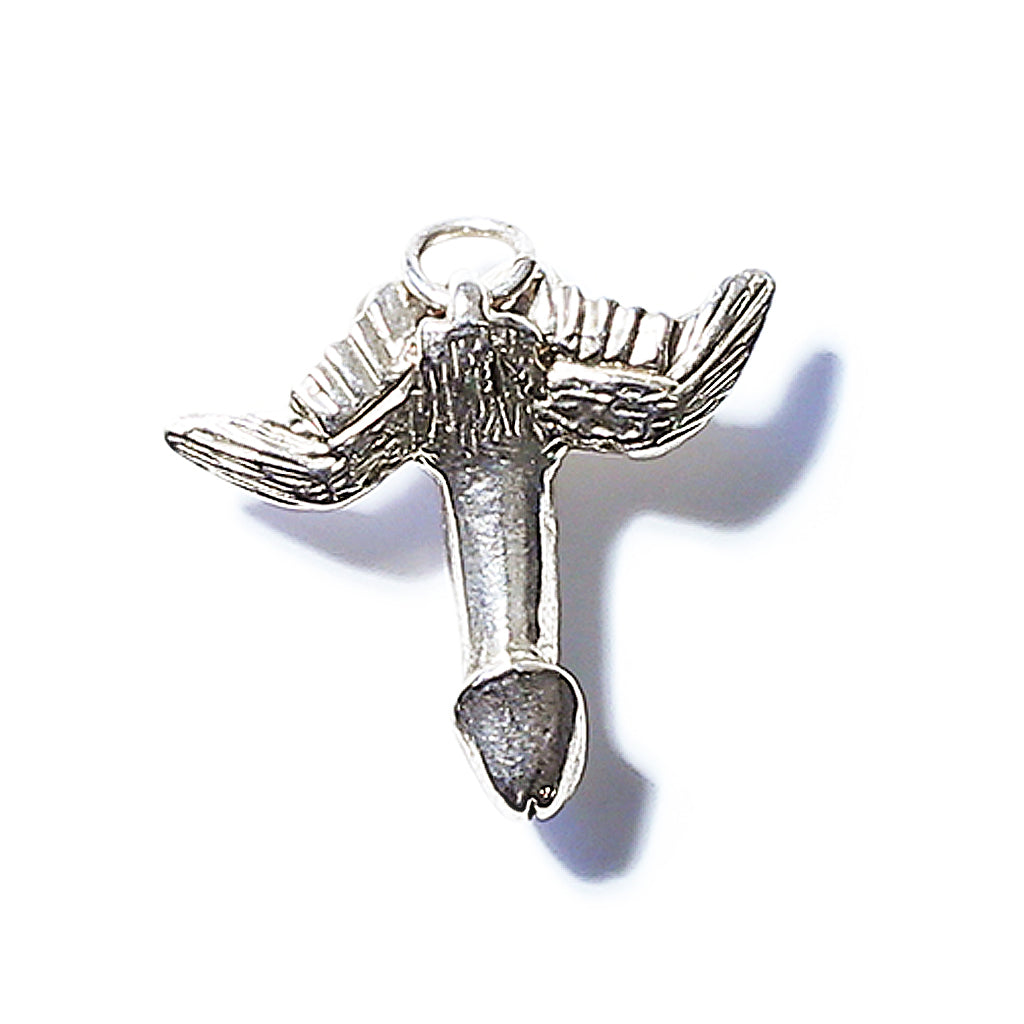 The Sacred Scarab - Sterling Silver Plate Penis Chain Penis