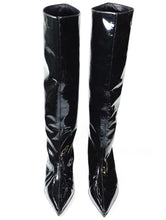 Load image into Gallery viewer, Gucci Tom Ford era black patent leather boots FW 1997 collection
