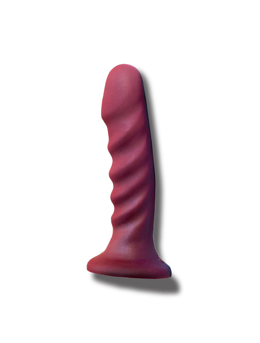Tantus Echo Super Soft Silicone Dildo Wine